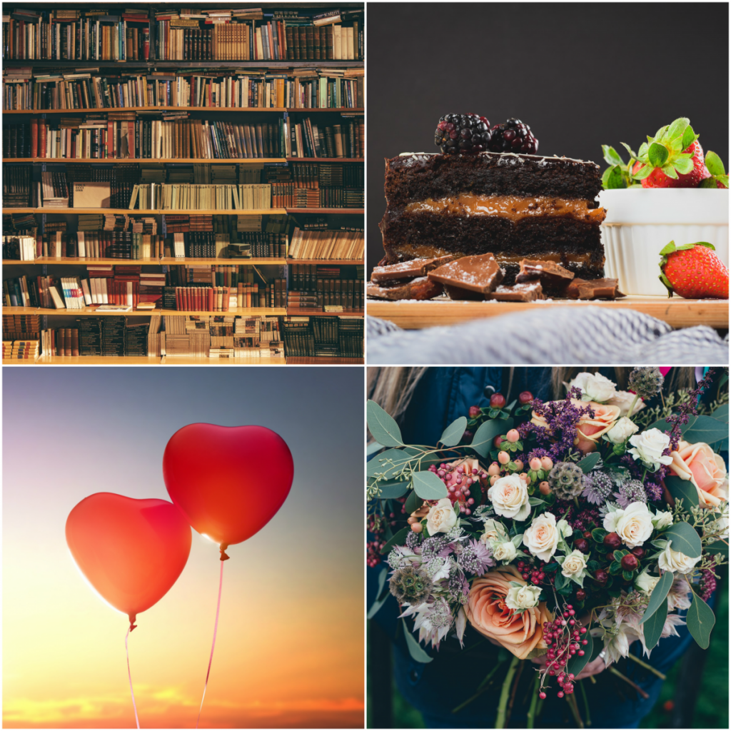 Книги, сладкиши, цветя, балони и други малки неща, които правят живота по-красив
