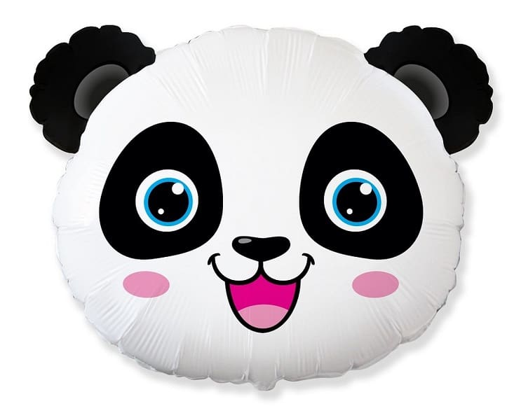 Фолиев балон Panda, глава, 61 см, пакетиран